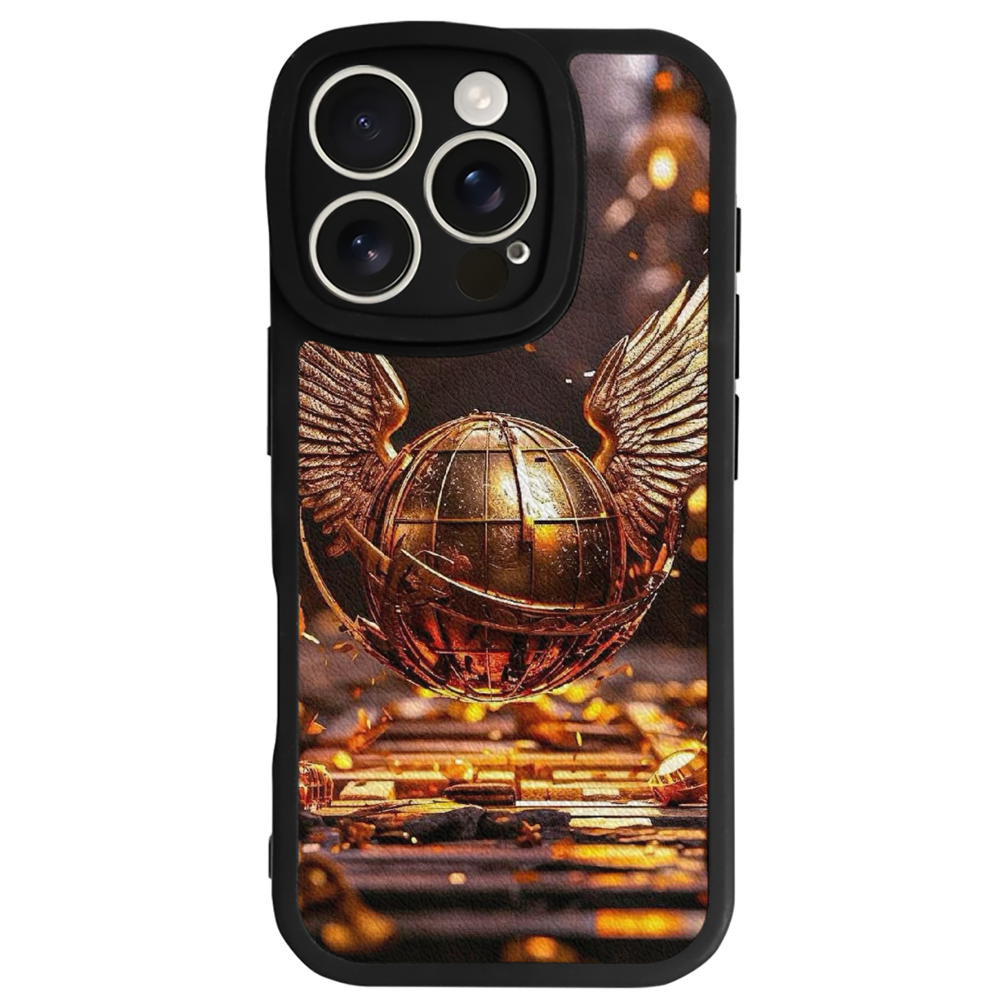 （画像用） Harry Potter ハリー・ポッターシリーズ 【iPhone 16シリーズ対応】シリコンスマホケース（レザー調） 材質：シリコン